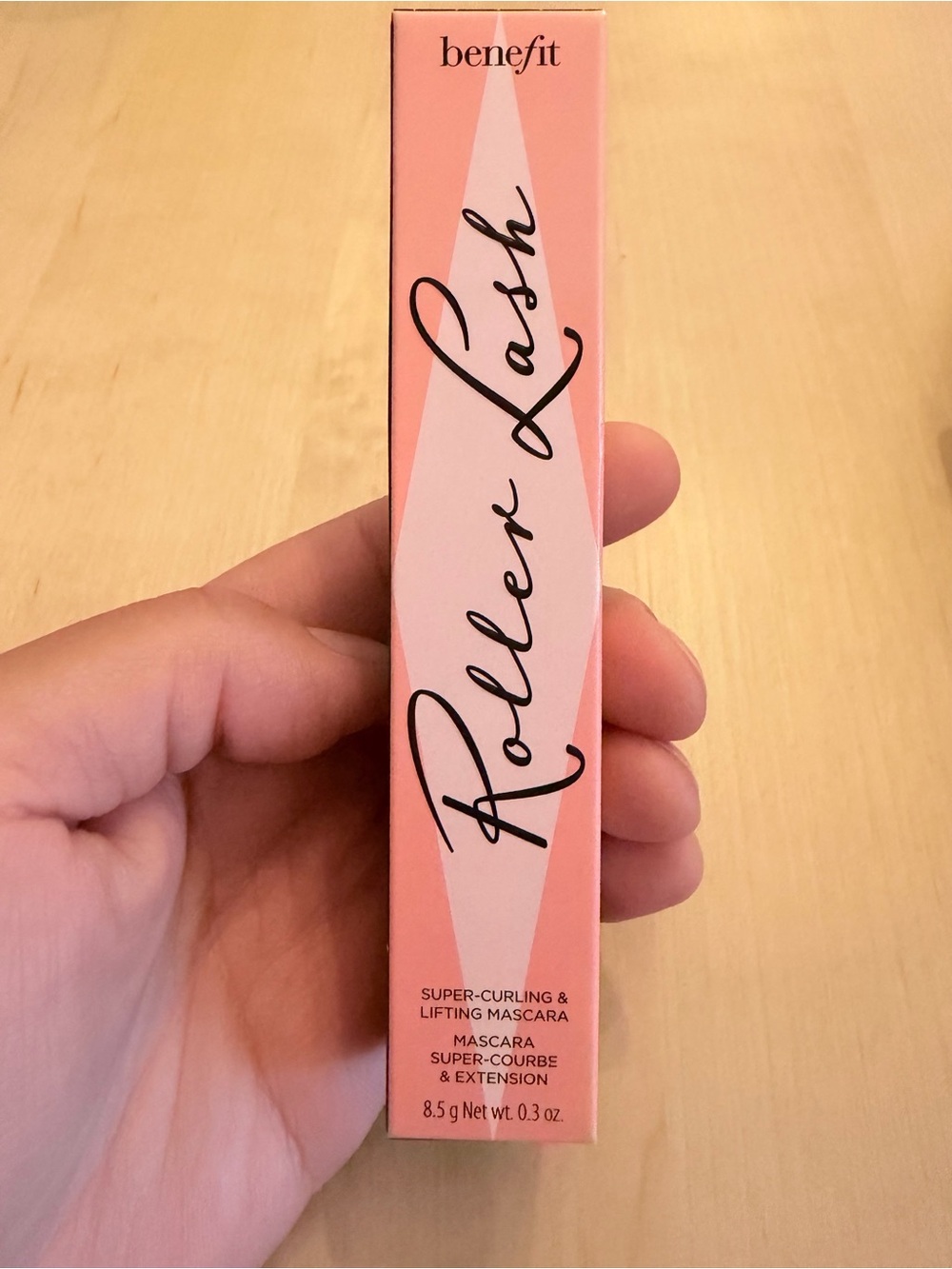 Benefit Roller Lash Mascara - Coral Pink Packaging- Black
